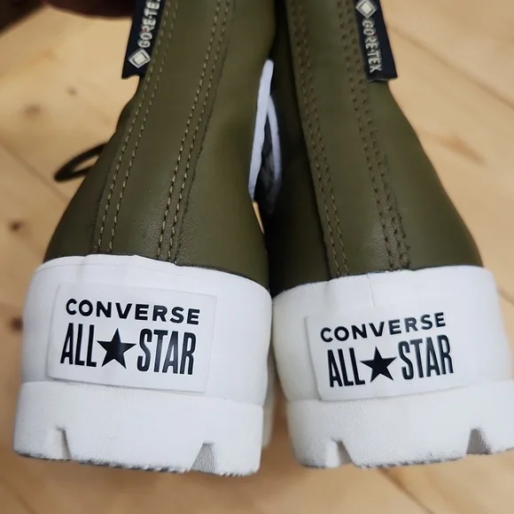 Converse Chuck Taylor All Star Boots Gore-Tex Lugged Waterproof Leather Moss 7 - Picture 12 of 16